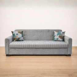 Velvet üçyerli divan