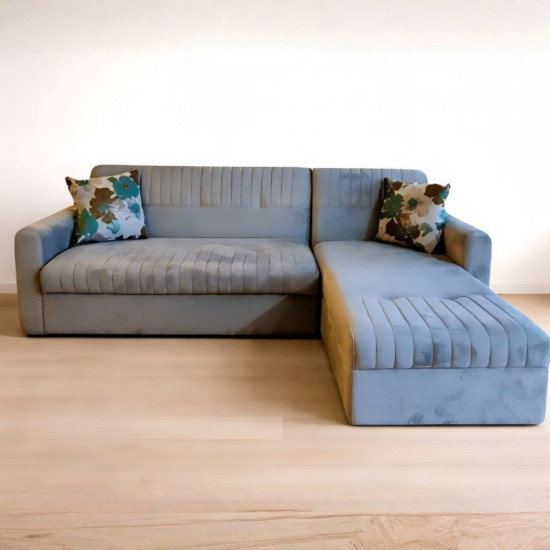 Velvet künc divan